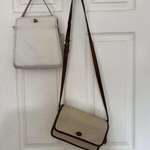 four bag vintage coach lot (spectator, geometric, ocean, berkeley suede)